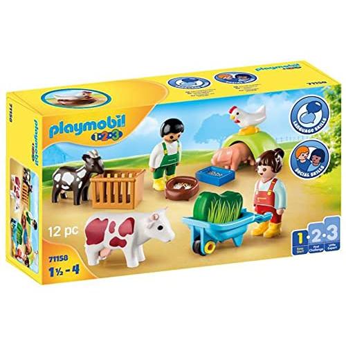 Playmobil 1.2.3 Fun on The Farm 平行輸入