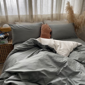 天絲床組 茶霧 6X7尺兩用被乙件(60支) 100%天絲 棉床本舖