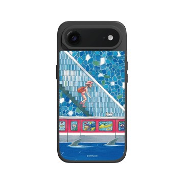 iPhone Air SolidX 黑 - 幾米 Jimmy Liao - 地下鐵-藍色車站