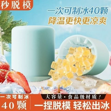📣免運🔥臺灣出貨24H🔥夏天家用冰杯冰格冰塊模具自製冰杯製冰冰盒家用冰桶冰盒圓筒存放