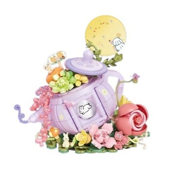 [積木共和國] 【森寶】611087 月澗花語(益智拼裝積木)