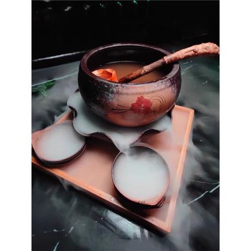 熊貓新款不銹鋼二貳麻柒七堂酒館斗酒架雞尾酒暈酒醉三仙子彈具