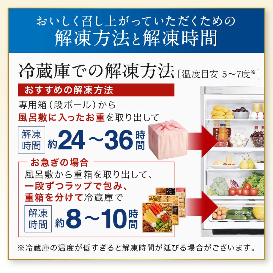 おせち 2024  予約  お節 料理「板前魂の極」 鮑 オマール海老 付き 特大8.5寸 和洋風 三段重 48品 5人前 御節 送料無料 和風 洋風 グルメ 2023 おせち料理