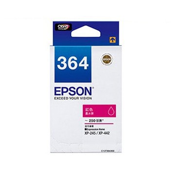 EPSON 紅色原廠墨水匣 / 盒 T364350 NO.364｜領券最高折$220