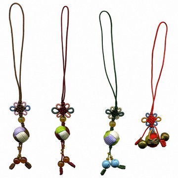 中國結手工編織吊飾│幸運球│手作吊飾 包包掛飾 聖誕禮物