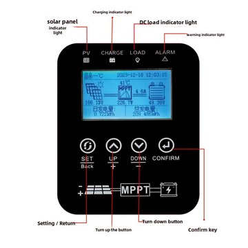 【全網低價 可打統編】Mppt太陽能控制器12V24V48V60V72V96V全自動通用230V光伏充電器
