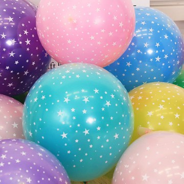 氣球布置 婚禮婚慶套餐 12寸滿天星汽球 兒童生日派對裝飾