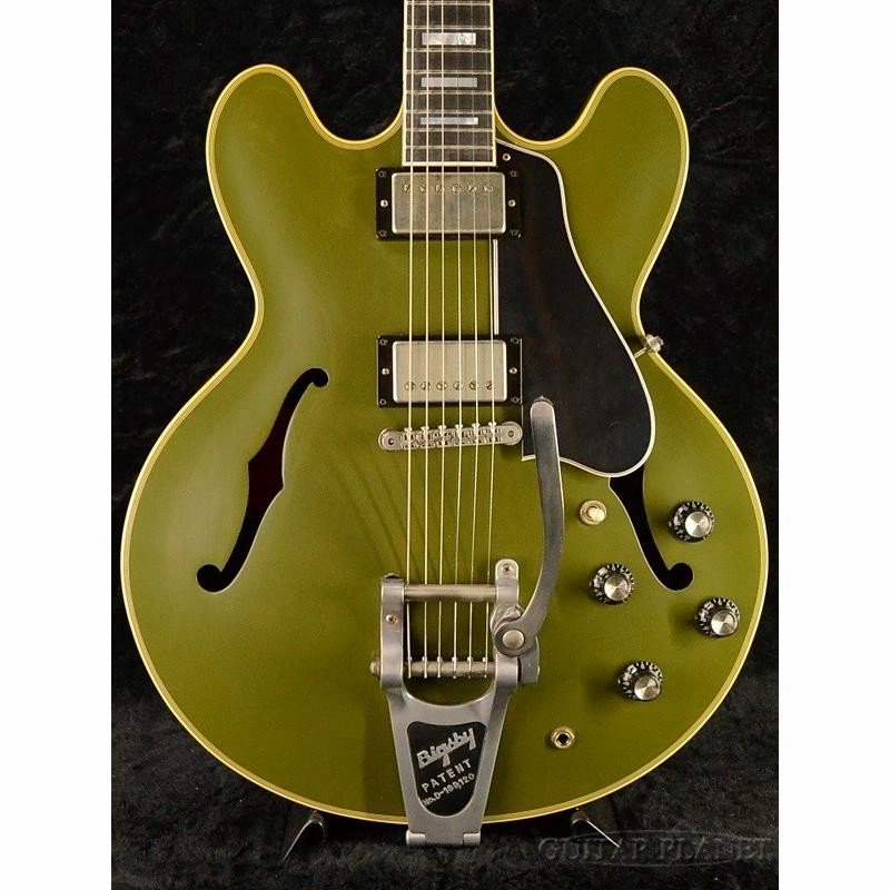 Gibson Memphis 2015 Limited ES-355 w/ Bigsby VOS Olive Drab Green 