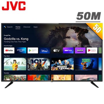 【送基本安裝】JVC 50吋4K HDR Android TV連網液晶顯示器(50M) 