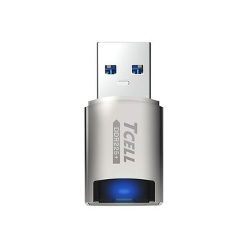 TCELL 高速USB3.2 microSD 鋅合金讀卡機 (DDR225+)