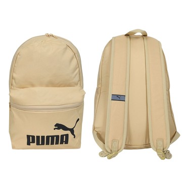 puma phase後背包-雙肩包 肩背包 旅行包 卡其黑