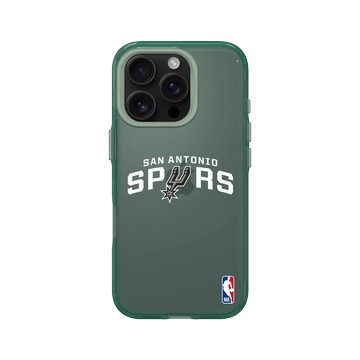 iPhone 16 Pro Clear 憂墨綠 - NBA - Logo-聖安東尼奧馬刺 San Antonio Spurs - Light