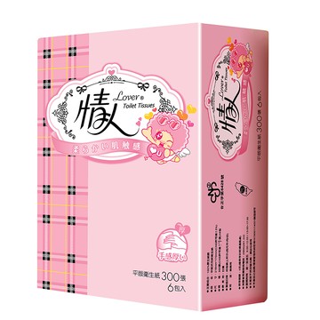 情人平版衛生紙-300PC