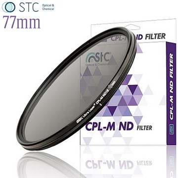 台灣製STC薄框2合1低色偏多層膜MC-CPL偏光鏡兼ND濾鏡CPL-M ND16減光鏡77mm偏光鏡(-4EV;抗刮防刮/抗污防污/防靜電抗靜電)
