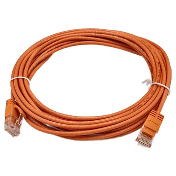 POLYWELL 寶利威爾 CAT6 極細高速網路線 RJ45 福祿克認證 PW15-W58-S050  橘色  1條  5m