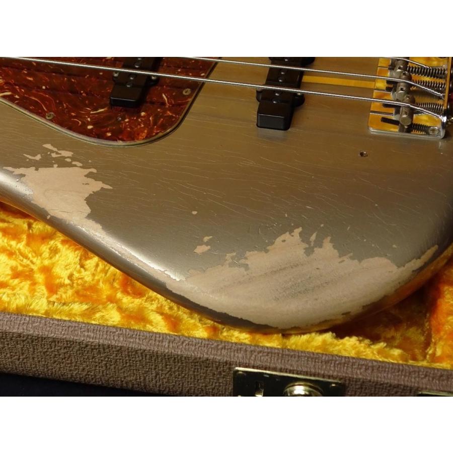 Fender Custom Shop 1961 Jazz Bass Aged Shoreline Gold Heavy Relic