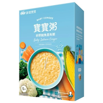 波堤寶寶 寶寶粥 Set 5包 常溫保存 無鹽無糖無防腐劑  750g  1盒