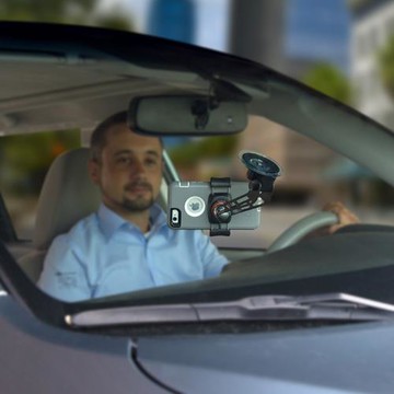 奈愛NITEIZE擋風玻璃款磁扣式夾臂式手機配件支架創意