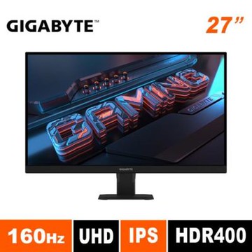 技嘉GIGABYTE GS27U 27型 4K 平面電競螢幕(UHD/4K/160Hz/1ms/IPS/HDR400)