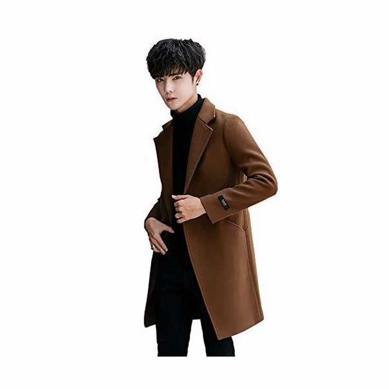 チェスターコート メンズ ロングコート ジャケット ロング丈 コート ビジネス メルトン 美シルエット Ma05 通販 Lineポイント最大get Lineショッピング