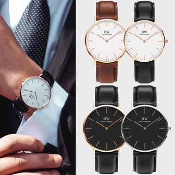Daniel Wellington DW Classic 經典極簡美學手錶 皮帶款 新春換新 送禮首選-40mm (任選一款)