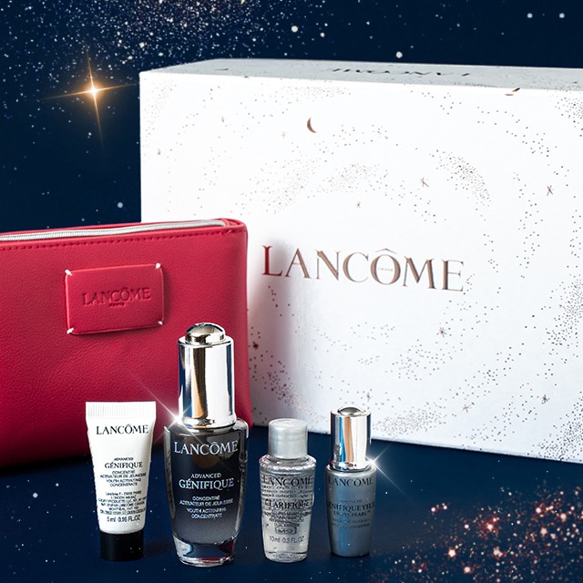 聖誕交換禮物🎄【蘭蔻】小黑瓶20ml+4件禮_Lancome