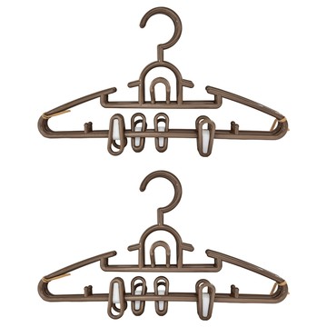 KEYTOSS 詰朵斯 抗UV可連掛衣架  顏色隨機  2個