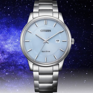 CITIZEN 星辰 Eco-Drive 光動能簡約商務腕錶 手錶 聖誕節 禮物-BM6978-77L/藍40mm