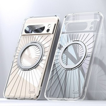 apbs Google Pixel 9/8系列 浮雕感360旋轉磁吸立架手機殼-集中