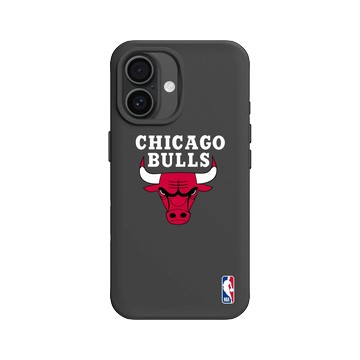iPhone 16 SolidX 黑 - NBA - Logo-芝加哥公牛 Chicago Bulls - Light
