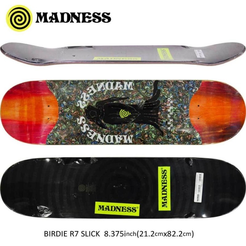 マッドネス 8.375 インチ スケボー デッキ Madness Skateboards Birdie