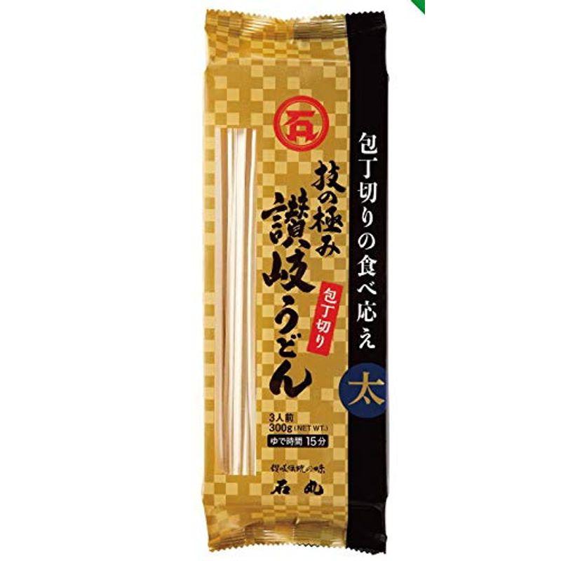 石丸製麺 技の極み 讃岐うどん 包丁切り 300g×12袋入