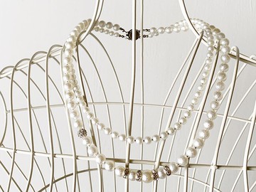 簡約珍珠珠雙項鍊