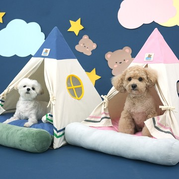 韓國parisdog學院風寵物帳篷小屋