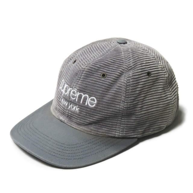 シュプリーム Supreme アメリカ製 15AW Cord Classic Logo 6-Panel Cap ...