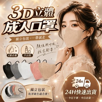 韓系3D立體口罩 獨立包裝 不沾唇 顯臉小 V臉剪裁 呼吸順暢 高透氣 莫蘭迪色系 穿搭必備 台灣現貨 快速出貨