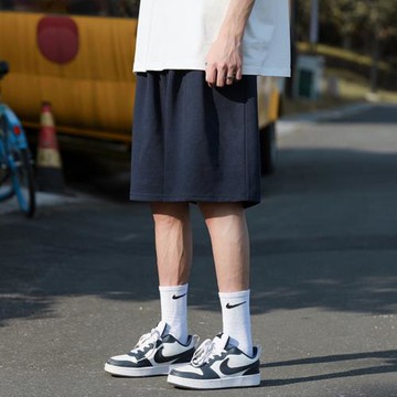 日系cityboy短褲男夏季潮流簡約休閑褲薄款寬松運動五分褲直筒褲