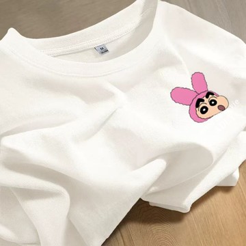 台灣出貨【男女同款】設計感純棉t恤 短袖上衣 寬鬆上衣 大尺碼上衣 短袖t恤女 t恤短袖 短t恤 寬t  1754