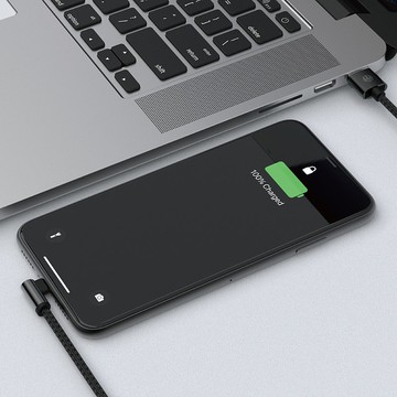 Meet Mind  USB雙面防呆接口編織強化傳輸線1.2M/2.2M