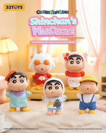 52TOYS 蠟筆小新 小新的衣櫥 盲盒單入(全5種)