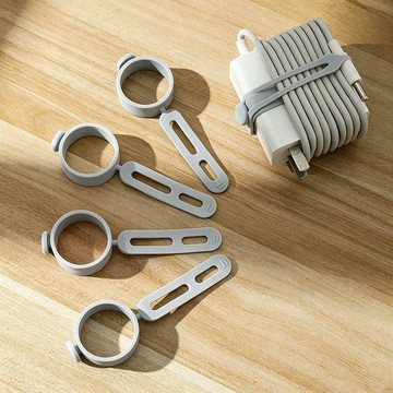 本島💥充電器防纏繞線器手機充電線收納捆綁帶數據線收納電動車電源插排