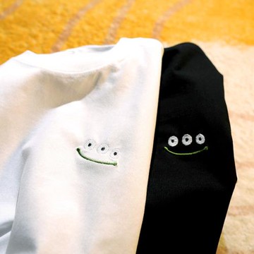 Upch 我想習慣性地能夠微笑 t恤日系簡約潮牌寬松圓領短袖ins男女