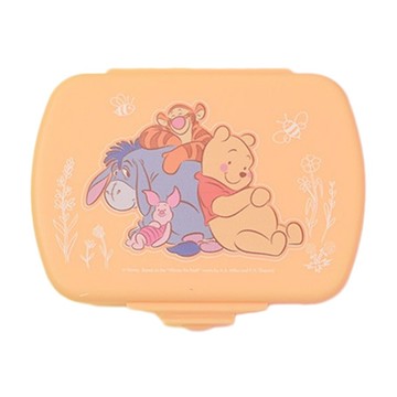 Disney 迪士尼 萬用6格收納盒  維尼家族黃  1個