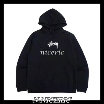 [Nice日韓歐美代購］Stussy超經典新款刺繡字母連帽T Stussy帽T 背後全素STUSSY帽T