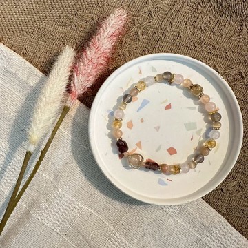 雙極光23貔貅招財彈性手鍊