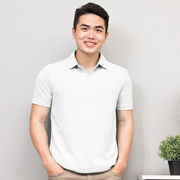 O5 PRO｜奇異POLO－男版/翻領 (白)