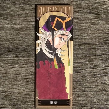 🌟小象免運🌟鬼滅之刃 上弦之二童磨原畫長條吧唧 無慘 黑死牟徽章加厚日谷底