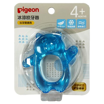 pigeon 貝親 冰涼咬牙器  1個  冰川熊 藍色  咬牙器