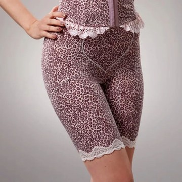 La Felino - 叢林情緣系列長版束褲 - 野性紫【F1611-60】