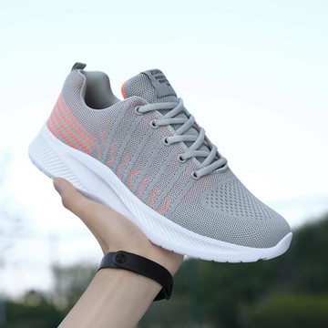 男鞋冬季2026新款飛織網面休閑運動爸爸鞋軟底休閑旅游鞋輕便防滑